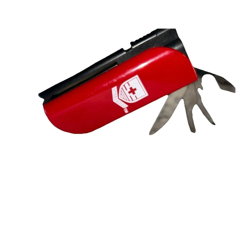 Steeledge Swiss Army Keychain Knife & Flashlight Multi-tool